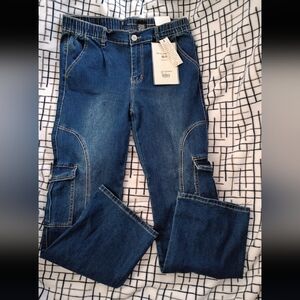Juniors Size 15 Straight Leg Cargo Pants New with Tags